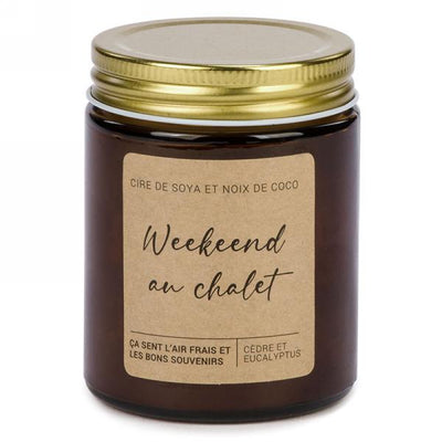 Bougie Week-End Au Chalet