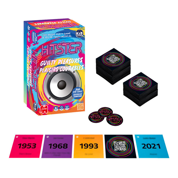 Jeu Musical Hitster Plaisirs Coupables