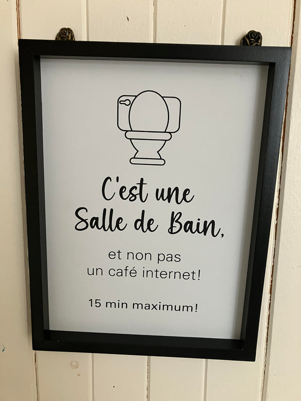 Affiche Salle de bain
