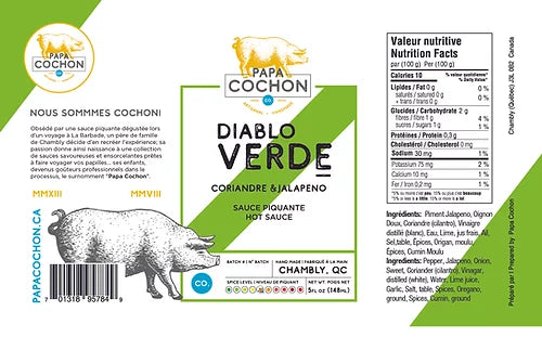 Sauce Piquante Diablo Verde