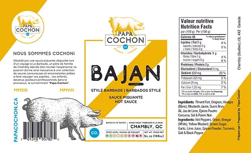 Sauce Piquante Bajan