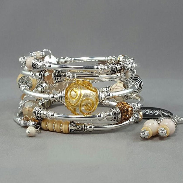 Ensemble bracelet serpentin Marie-France Carrière