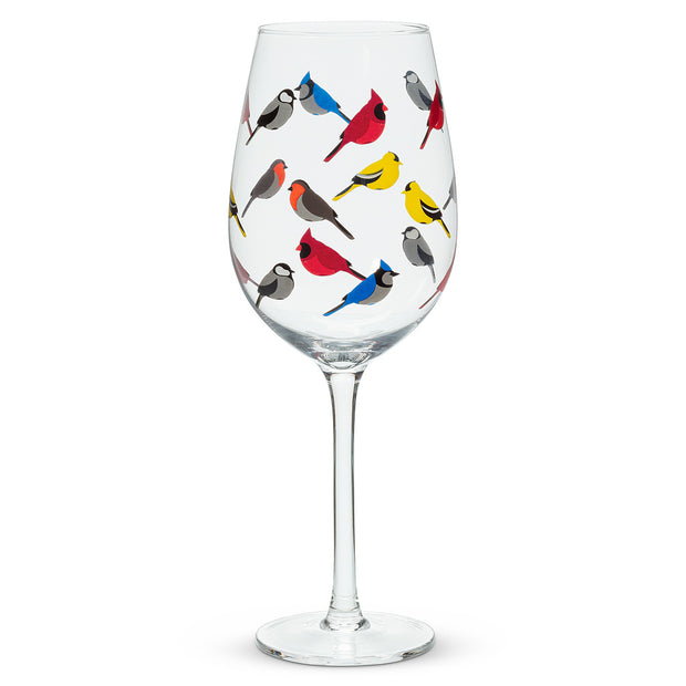 Coupe de Vin Oiseaux