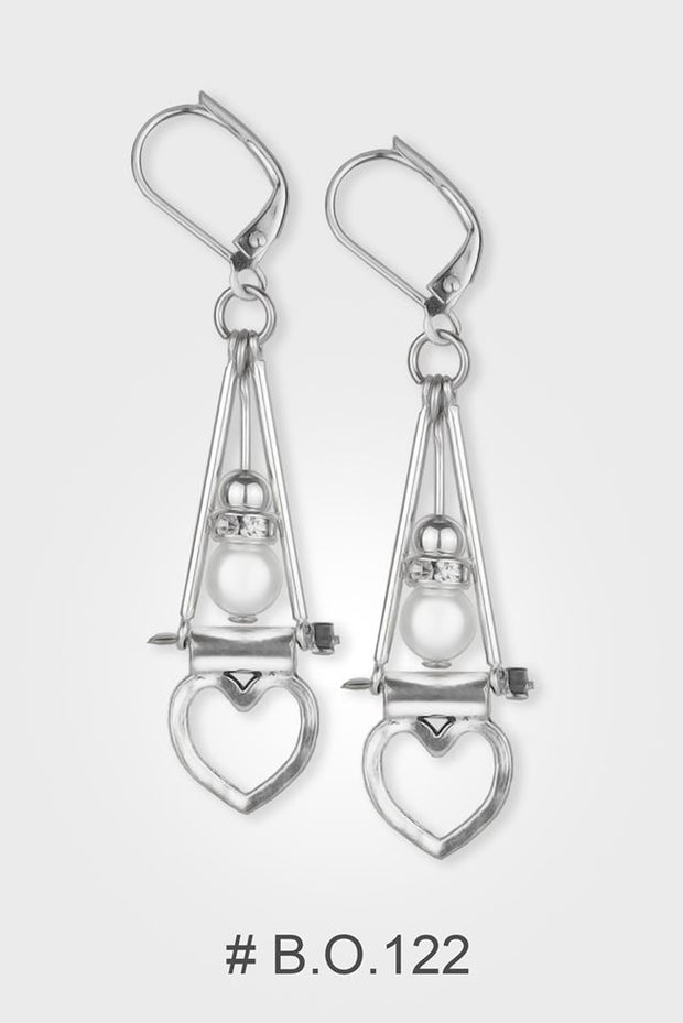 Boucles D'Oreille Coeurs Marie-France Carrière