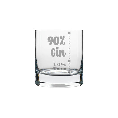 Verre 90% Gin 10% Tonic