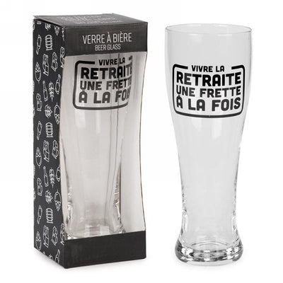 Verre Bière Vivre La Retraite