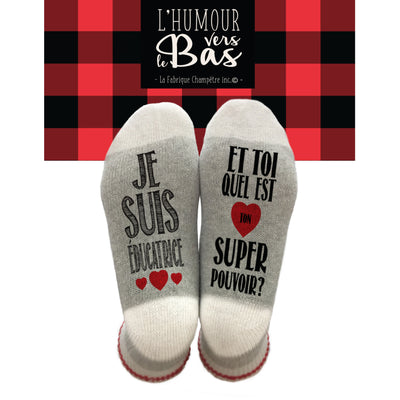 Bas Je suis éducatrice et toi quel est ton super pouvoir?