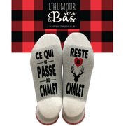 Bas Ce qui se passe au chalet reste au chalet