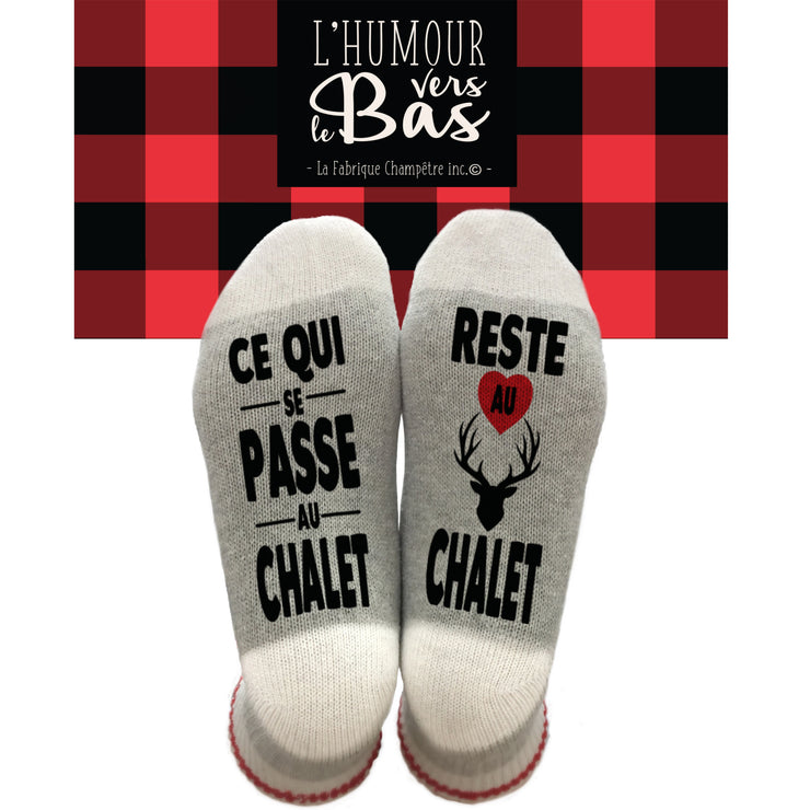 Bas Ce qui se passe au chalet reste au chalet