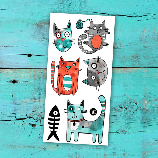 Tatouages Temporaires Chats
