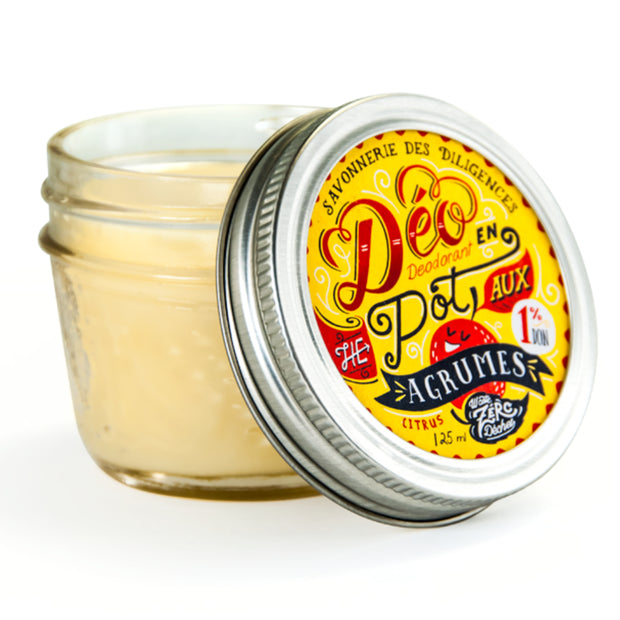 Déo en pot - Agrumes formule HE (haute efficacité) 125ml