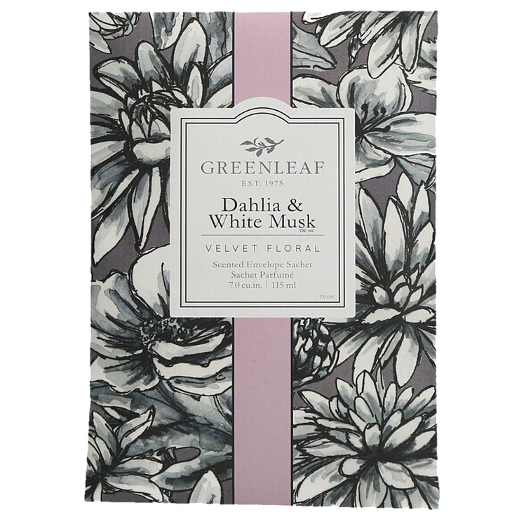 Dahlia et white musk sachet odorant parfumé