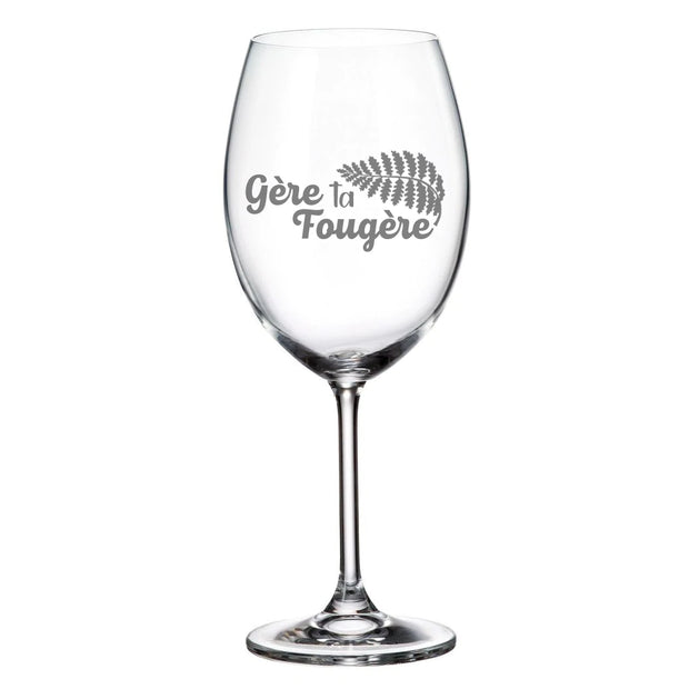 Verre de vin Gère Ta Fougère