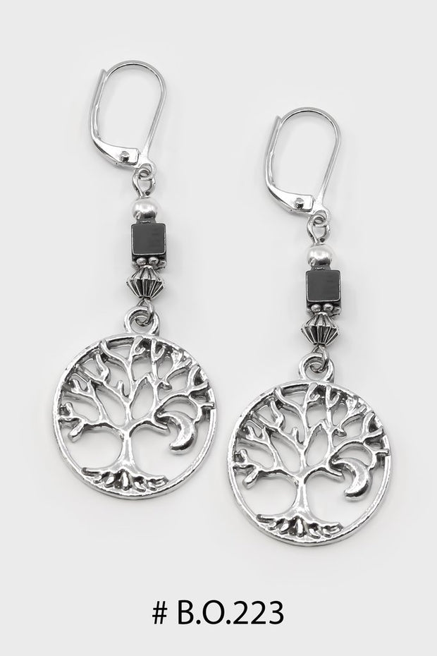 Boucles D'Oreille Arbre De Vie Marie-France Carrière