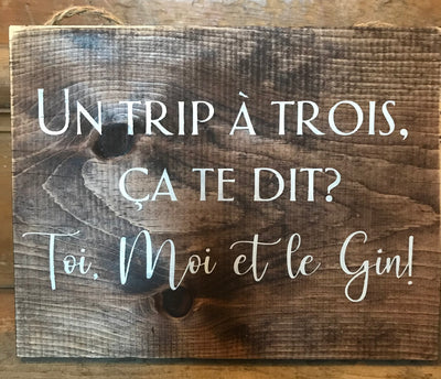 Cadre Trip à 3- Gin