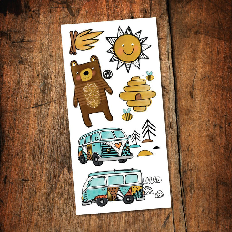 Tatouages Temporaires Camping