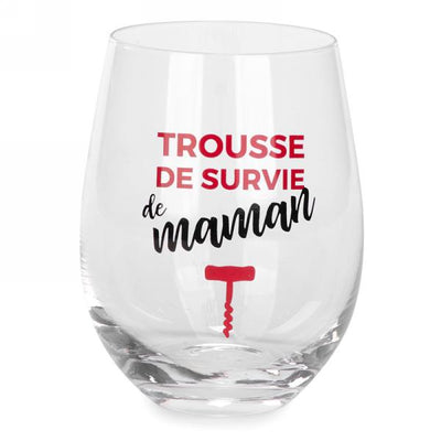 Verre vin Trousse de Survie De Maman