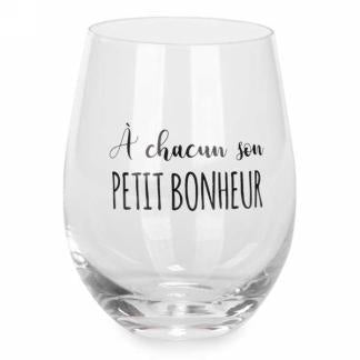 Verre vin petit Bonheur