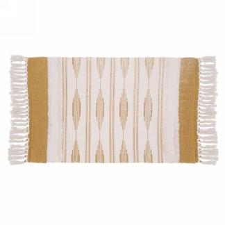 Tapis Jaune Et Naturel
