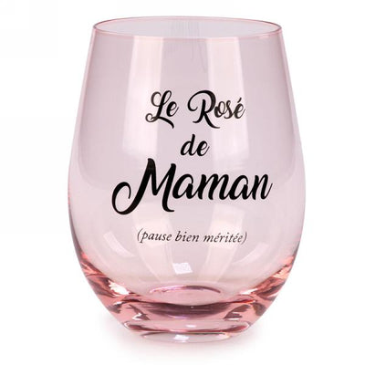 Verre vin Le Rosé De Maman