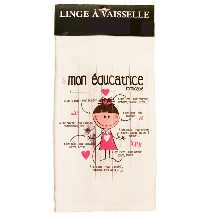 Linge à vaisselle Mon éducatrice
