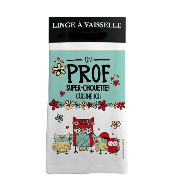 Linge à vaisselle Un prof super-chouette cuisine ici!