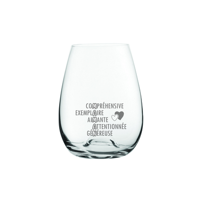 Verre de vin Maman Mots