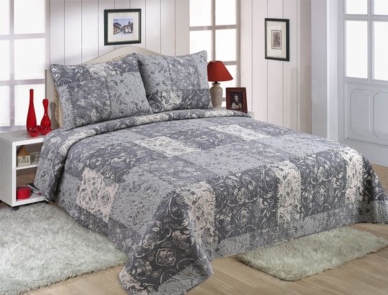 Mantilla Courtepointe Double/Queen 90x90 et autres formats