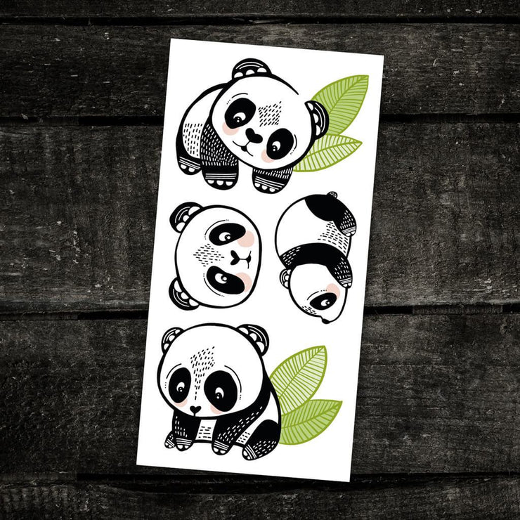 Tatouages Temporaires Pandas