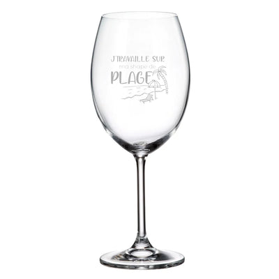 Verre de vin Shape De Plage
