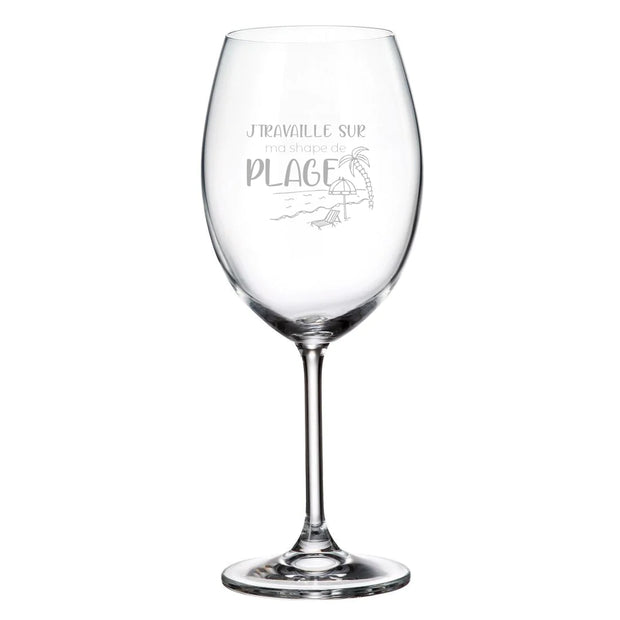 Verre de vin Shape De Plage