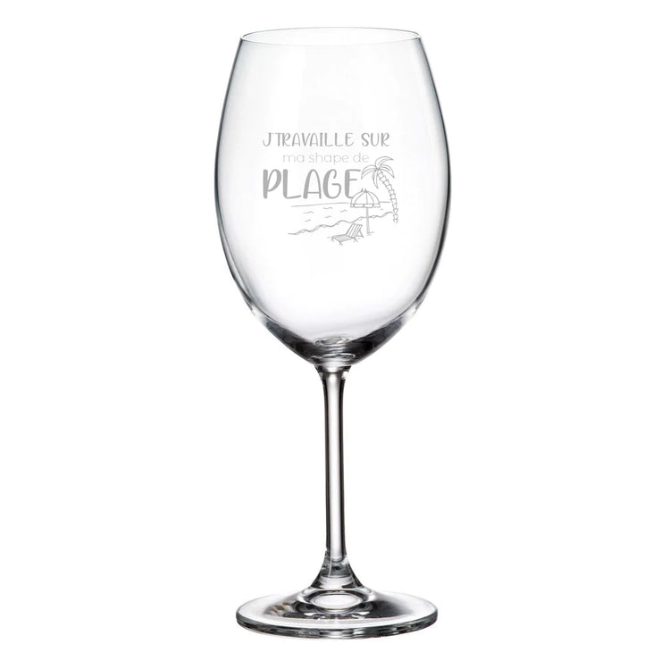 Verre de vin Shape De Plage