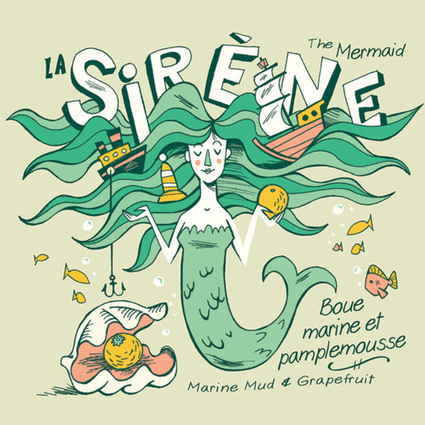 LA SIRÈNE - Savon boue marine et pamplemousse