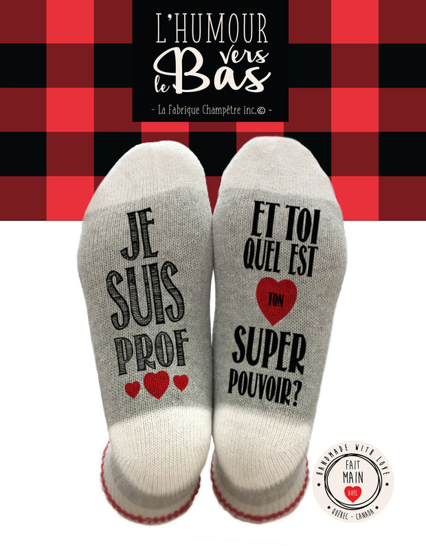 Bas Je suis prof et toi quel est ton super pouvoir?
