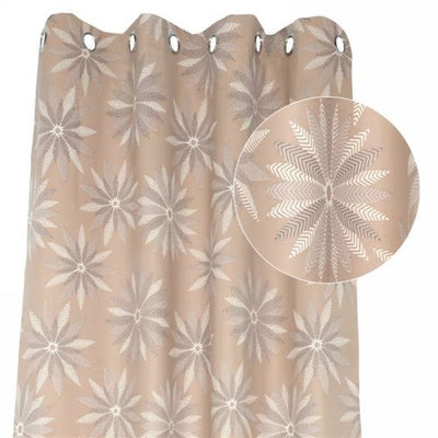 Rideau Beige Fleurs