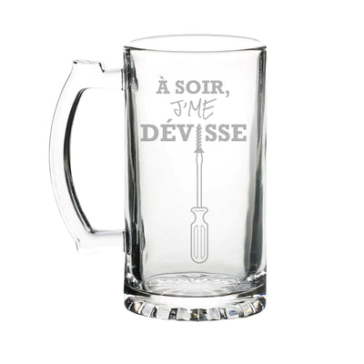 Verre De Bière J'me Dévisse