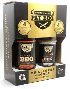 Boite Cadeau 1 sauce originale et 1 épice steak
