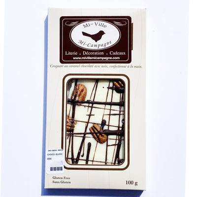 Chocolat croquant Blanc 100g