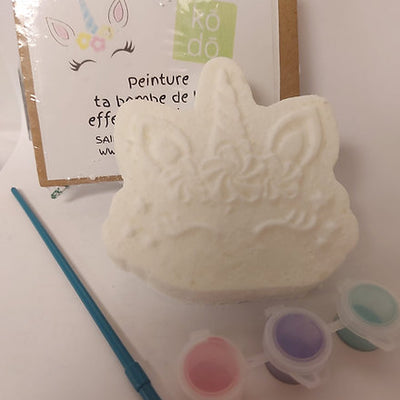 Bombe de Bain Licorne à peindre