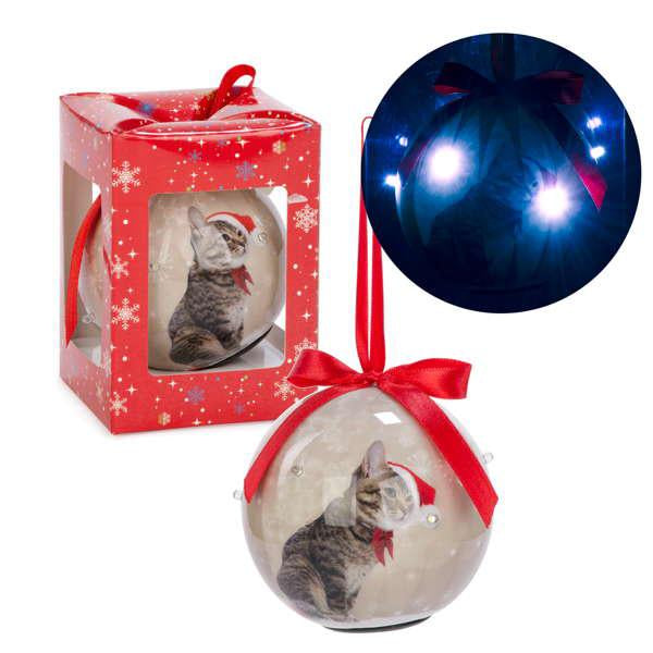 Boule lumineuse chat
