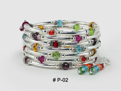 Ensemble bracelet serpentin Multicolore Marie-France Carrière