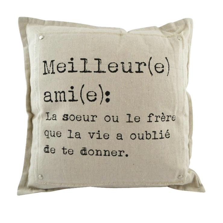 Coussin Meilleur(e) Ami(e)