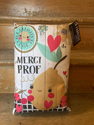 Coussin Merci Prof