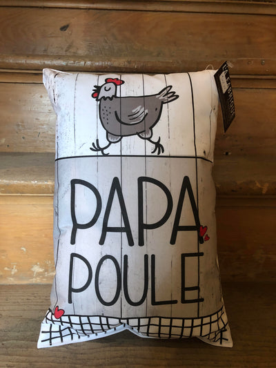 Coussin Papa Poule