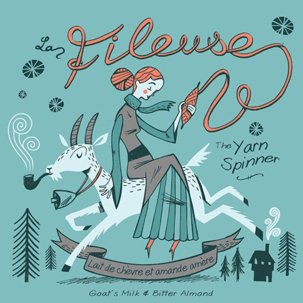 LA FILEUSE - Savon lait de chèvre et amande