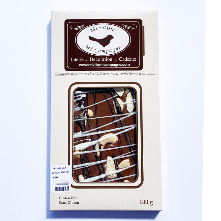 Chocolat croquant Au lait 100g