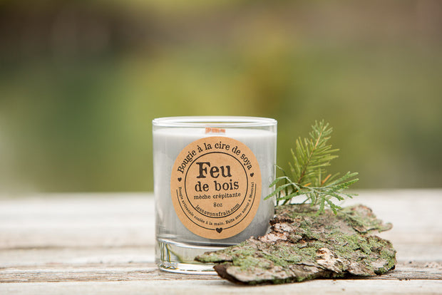 Bougie Feu De Bois