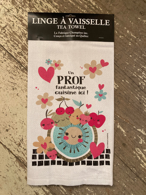 Linge à vaisselle Un Prof Famtastique Cuisine Ici