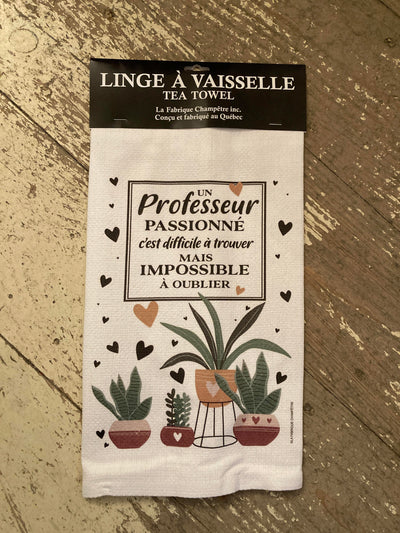 Linge à vaisselle Un Professeur Passionné