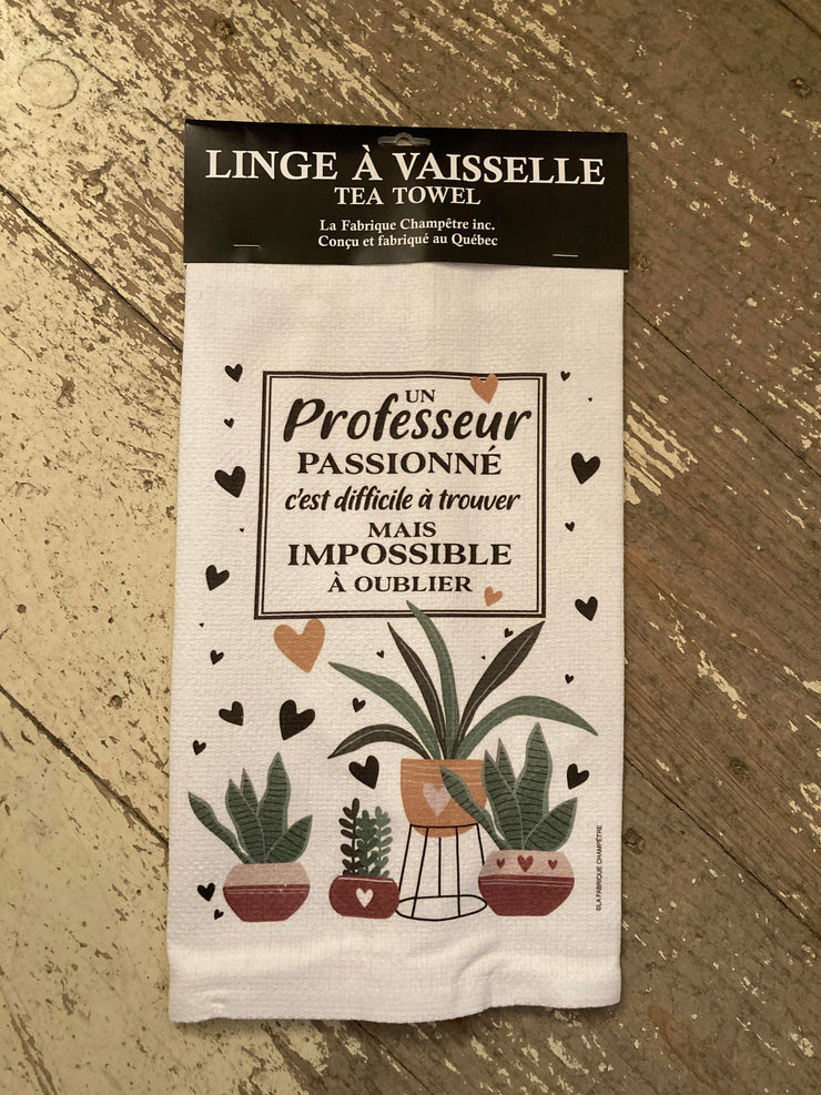 Linge à vaisselle Un Professeur Passionné